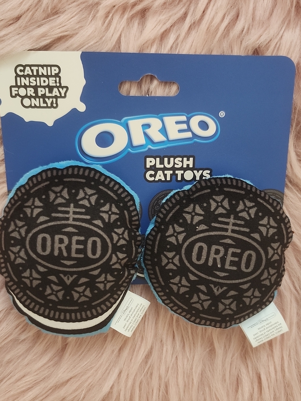 Brand New G MASON GROUP OREO PLUSH Cat Toys-2CT